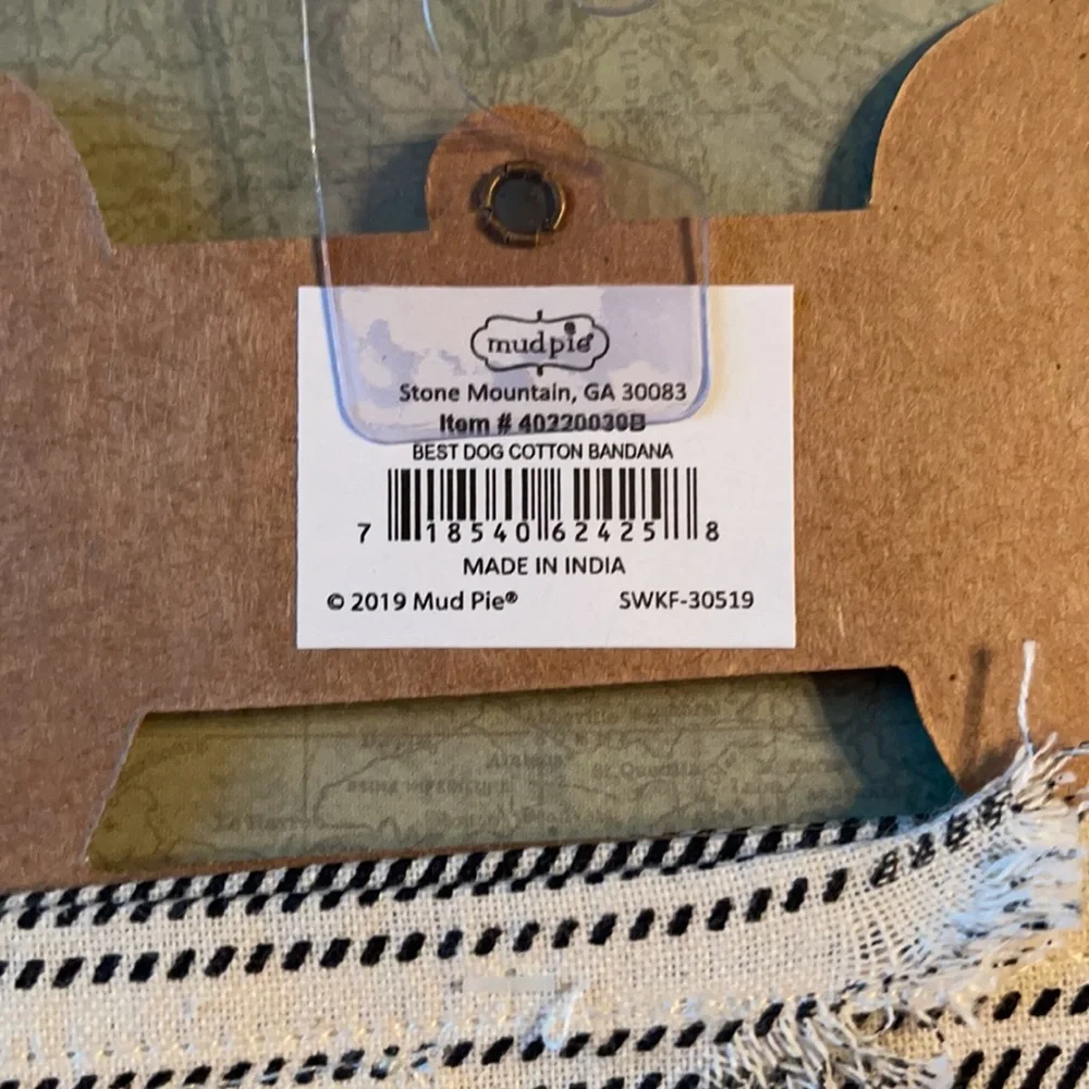 Mud Pie Dog Bandana Collar